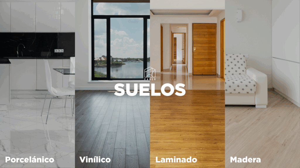 ¿Suelo porcelánico, vinílico, laminado o madera? Descubre cuál es el tipo de suelo ideal para tu hogar